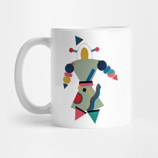 ROBOTS MZ ROBOT Memphis Post Modern Pop Style Mug